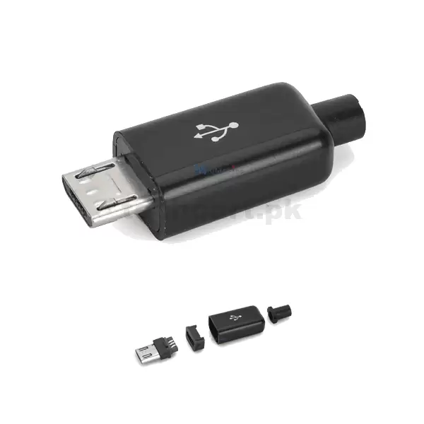 Micro USB Male Plug Connector