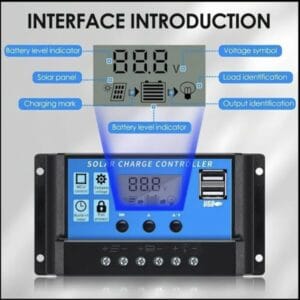 pwm solar charge controller 12v/24v 100amp