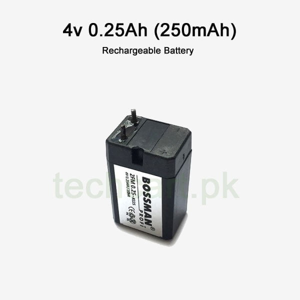 4v 0.25ah 250mah rechargeable lead acid battery