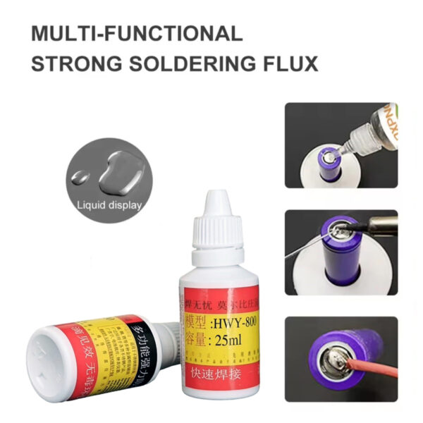 multifunction stainless steel liquid soldering flux hwy-800