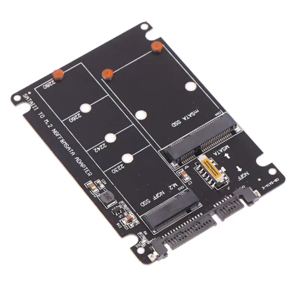 MSATA To SATA M.2 NGFF To SATA Hard Disk Adapter Board