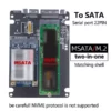 MSATA To SATA M.2 NGFF To SATA Hard Disk Adapter Board