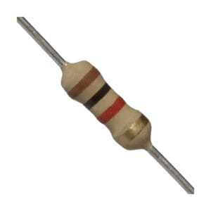1k ohm 0.25 watt carbon film resistor