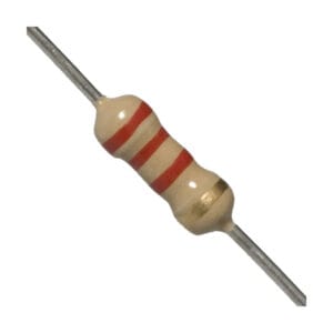 2K2 2.2K Ohm 5% Carbon Film Resistor