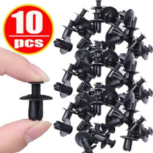 Car Bumper Fender Black Rivet Car Fastener Clips