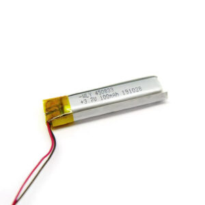 450833 3.7v rechargeable 100mAh lithium polymer battery
