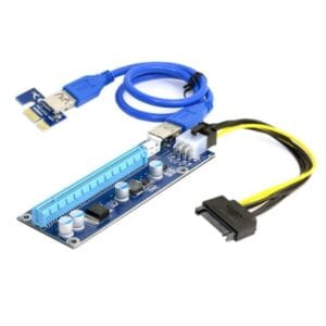 Pcie 1x to 16x pci express extender powered riser card