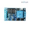 Programmable DC 6-30V Timer Relay Module Cycle Timer with LCD Display / 5V Micro USB, Smart Home Controller ON/Off Trigger Time Cycle Timer Circuit Switch 0.1s~999min Adjustable For EGG / EGGS INCUBATOR