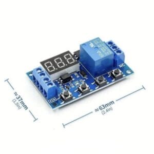 Digital led display adjustable timer relay module