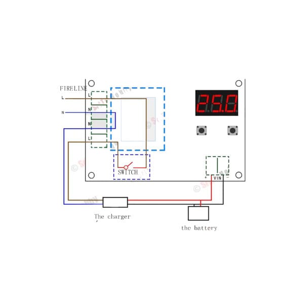 circuit diagram hw-631 battery charging control module