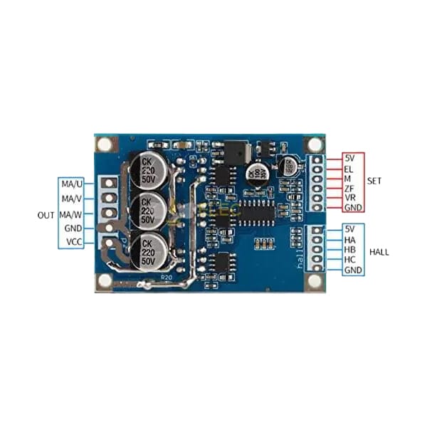 500 watt brushless motor driver