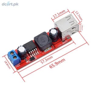 dual usb lm2596 usb module