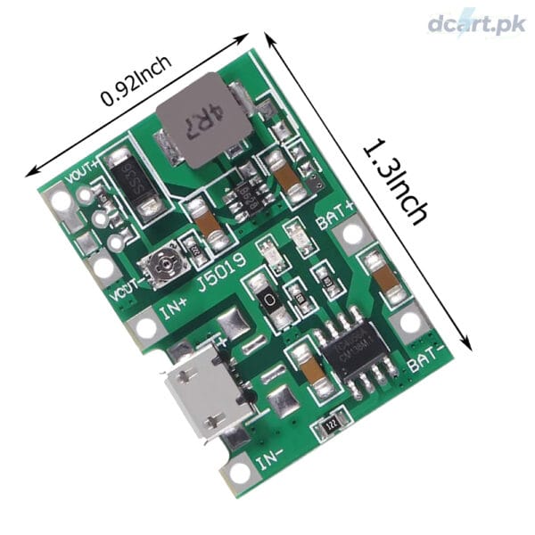 TP4056 with Step Up boost converter module