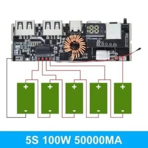 Alternative view of 100W 3S 4S 5S Fast Charging Power Bank Module