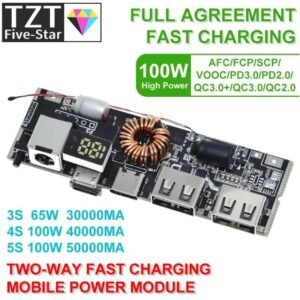 100W 3S 4S 5S Fast Charging Power Bank Module