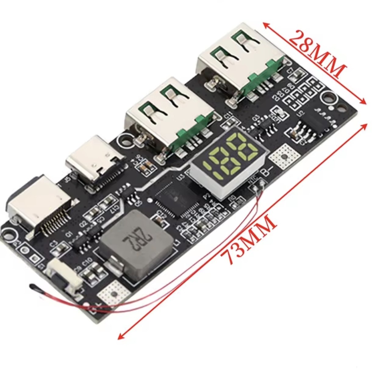 22.5W PD3.0 QC 4.0 Fast Charging Power Bank Module - Image 2