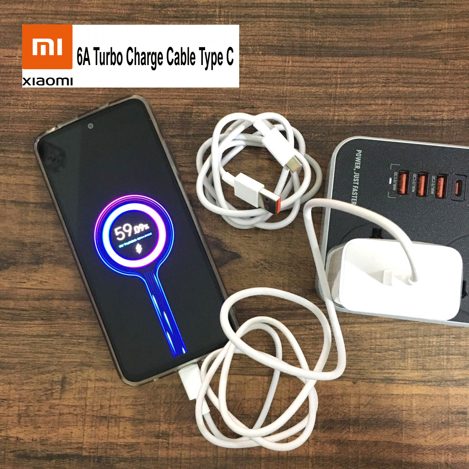 Xiaomi Mi 33W Fast Charging Type C Turbo Charge 6A Cable - Image 3